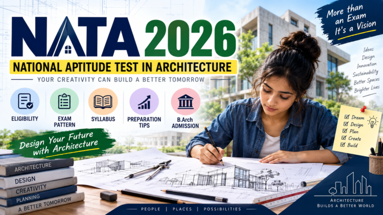 NATA 2026: Eligibility, Exam Pattern, Syllabus, Preparation & B.Arch Admission