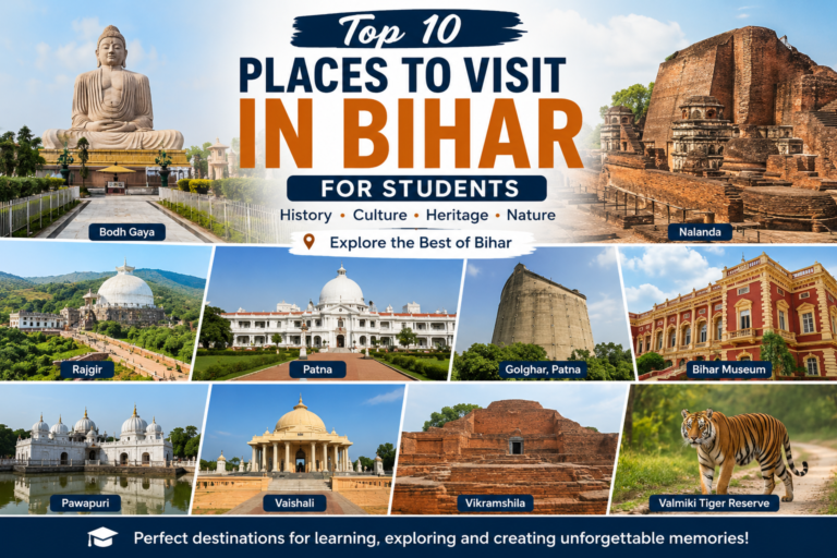 Top 10 Places to Visit in Bihar for Students | Bihar Travel Guide