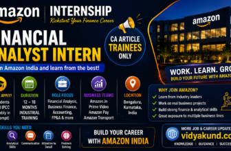 Amazon India Recruitment 2026