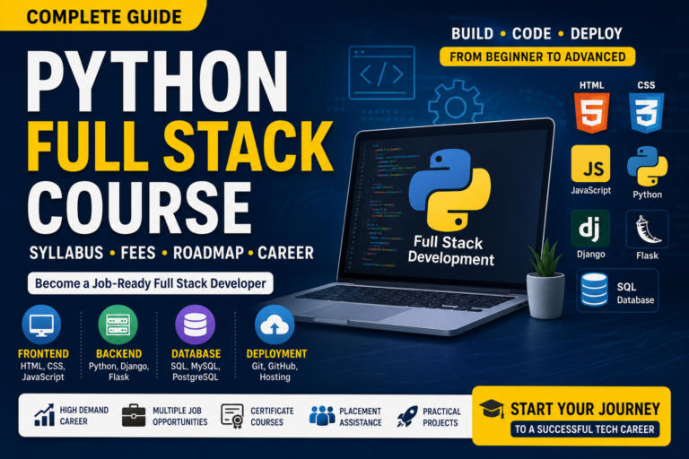 Python Full Stack Course: Syllabus, Fees, Roadmap & Career