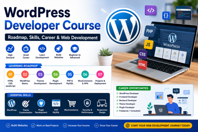 WordPress Developer Course: Skills, Roadmap, Career & Courses