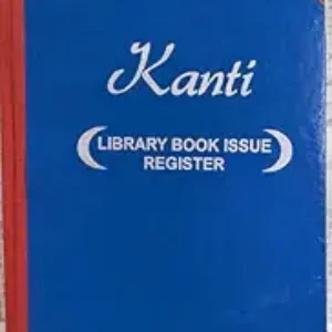 Kanti Library Book Issue Register, 192 Pages [96 Sheets] Hardcover, Bilingual English-Hindi Format, Professional Record Keeping Log Book
