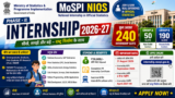 MoSPI NIOS Internship 2026-27