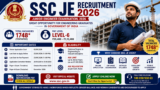 SSC JE Recruitment 2026: 1748 Vacancies, Apply Online, Eligibility, Exam Date & Notification PDF